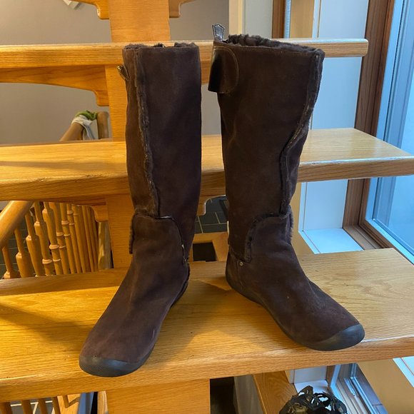 Nike Lab G Series Knee High Brown Suede Boot, Size 9 - Picture 6 of 13